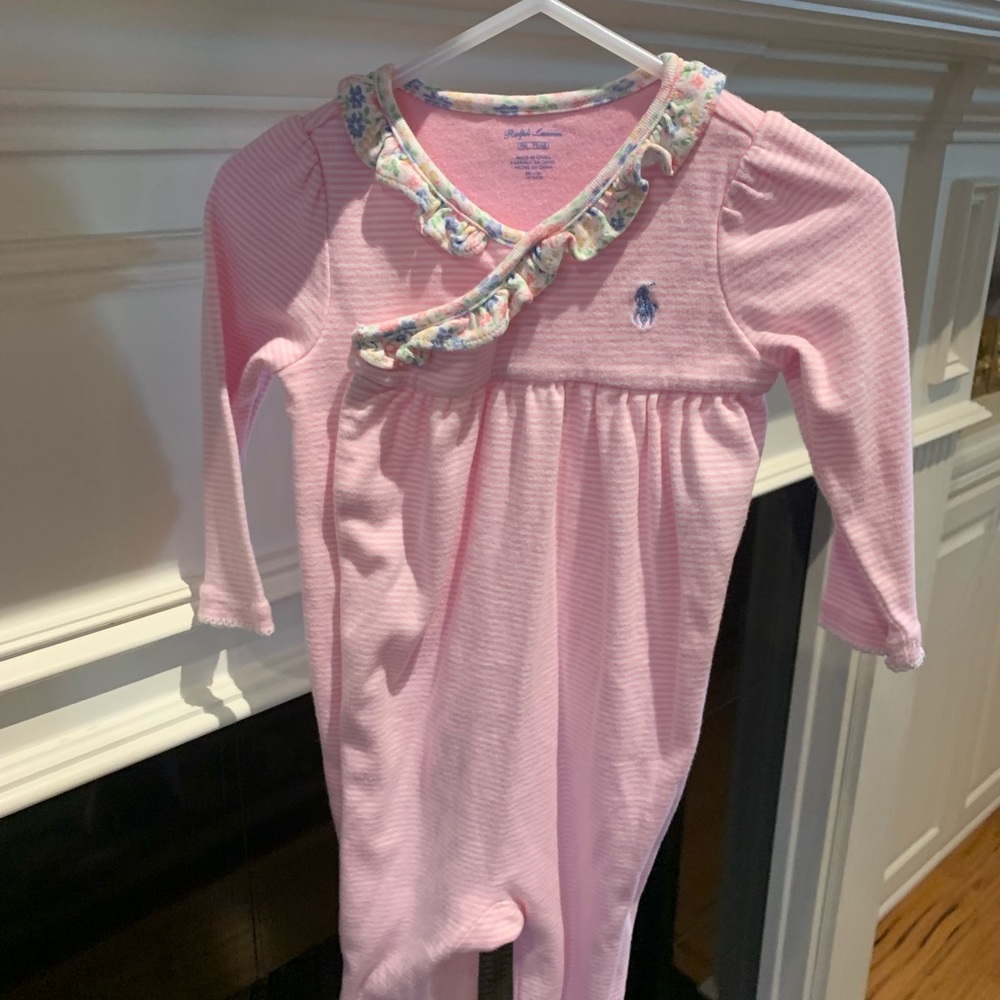 Ralph Lauren One piece 6-9 month coverall (Girl)
